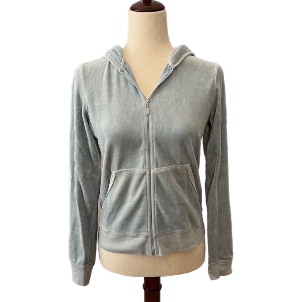 Juicy Couture Gray Zip-Up Hoodie
